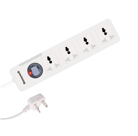 Honeywell 4 socket surge protector with Masterswitch